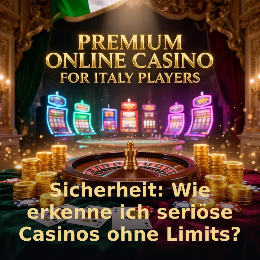 Sicherheit: Wie erkenne ich seriöse Casinos ohne Limits?
