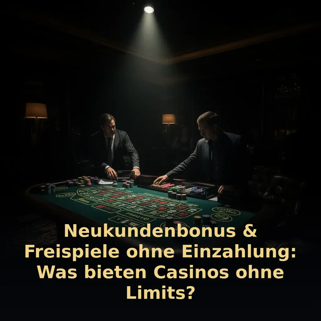 Neukundenbonus & Freispiele ohne Einzahlung: Was bieten Casinos ohne Limits?