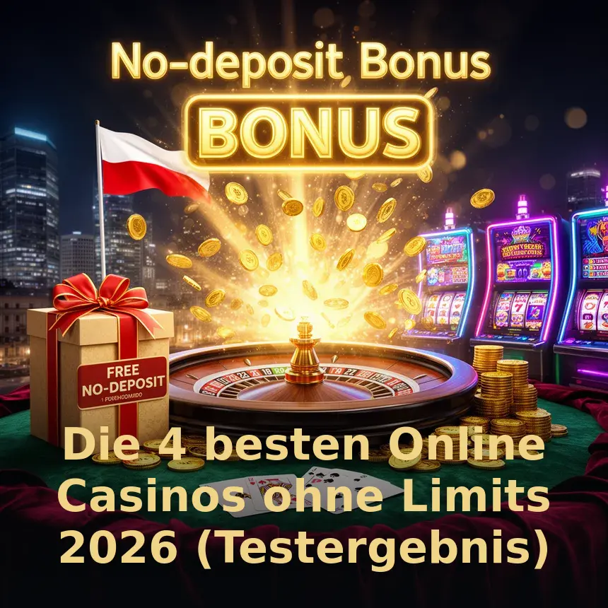 Die 4 besten Online Casinos ohne Limits 2026 (Testergebnis)