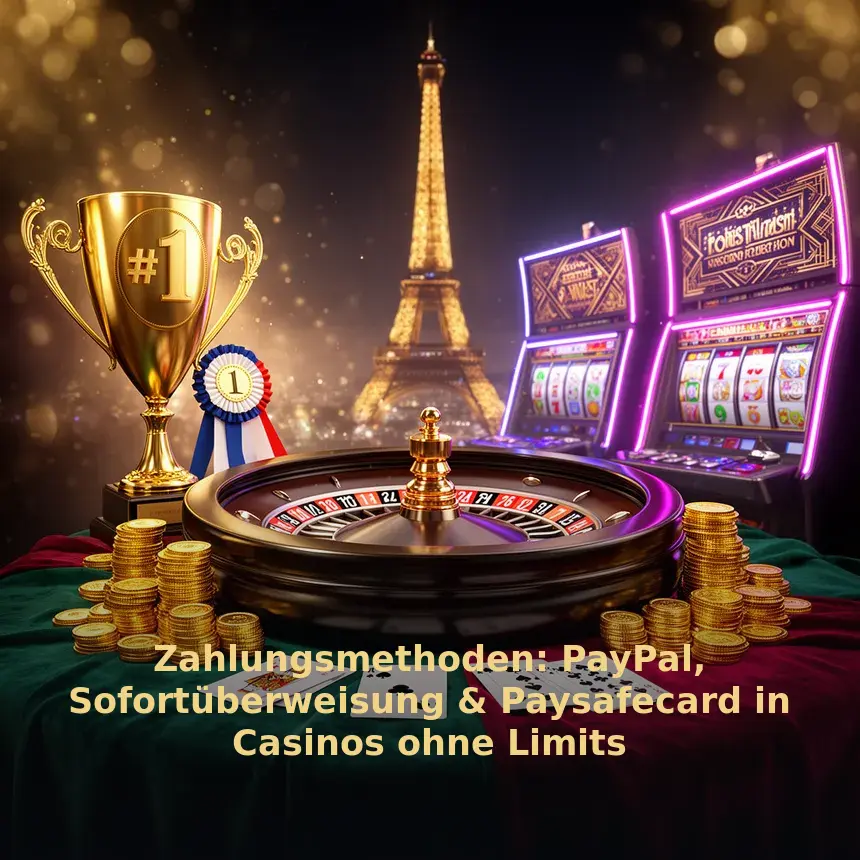 Zahlungsmethoden: PayPal, Sofortüberweisung & Paysafecard in Casinos ohne Limits